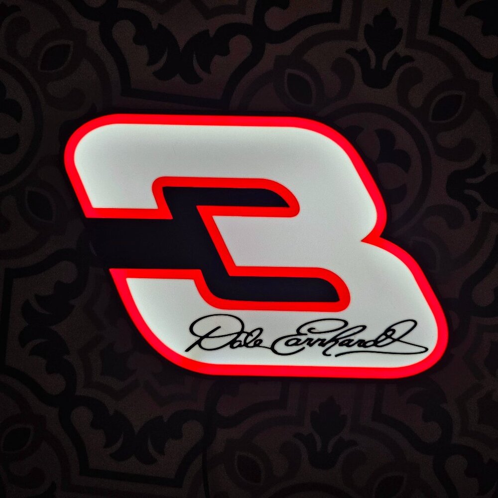 Dale Earnhardt LED Lightbox Sign